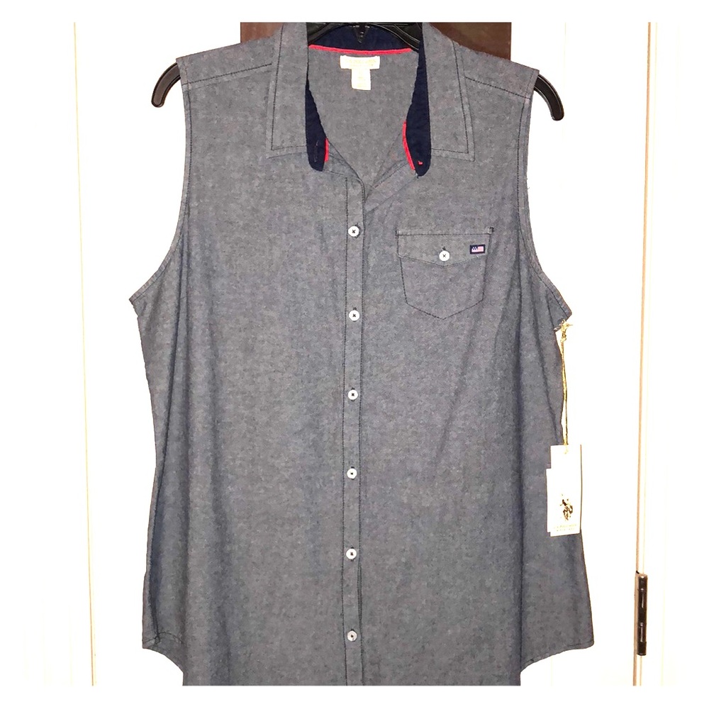 Women's Chambray Top BNWT